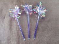 12Pcs Pom-poms Black Ink Ballpoint Pen Ball Pen Home Office