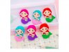 48Pcs Mermaid Shaped Erasers Children School Use Mixed Color 48Pcs Mermaid Shaped Erasers Children School Use Mixed Color