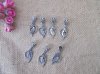 100Pcs New Bird Beads Charms Pendants with Bail Hook