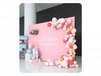 225x225cm Media Wall Pop Up Exhibition Rack Poster Rack Annual