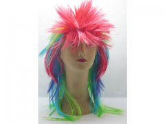 4Pcs Multi Colored Fancy Dress Up Wigs Costume Party