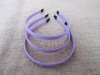 20Pcs Purple Hair Band Headband NO Teeth 10mm Wide