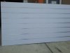 1X Slatwall Panels 7 Aluminum Channel Inserts:122x244cm - White