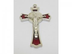 10X Enamel Red Charm Cross Pendant Jewellery Finding 7.7x4.6x1cm