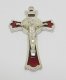 10X Enamel Red Charm Cross Pendant Jewellery Finding 7.7x4.6x1cm