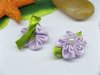 200 Light Purple Satin Ribbon Blossom Embellishments