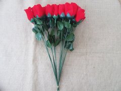 20Pcs New Red Artificial Gift Rose Flower 20Pcs New Red Artificial Gift Rose Flower