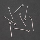 250Gram Silver Plated Eye Pins Jewelry finding 50mm