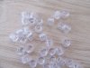 1200Pcs Transparent Clear Barrel Pony Beads 6x8mm