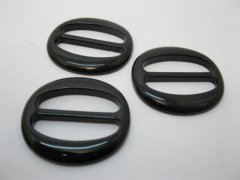 98Pcs Black Oval Buckles 30mm Wedding Favor