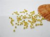 10000 Golden Plated 2mm Round Spacers Beads