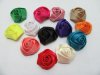 2x50Pcs Craft Satin Ribbon Rose Flowers Embellishments 4x2cm