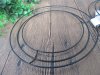 48Pcs Metal Wreath Form Ring Frame Base Wire Ring DIY Decor Craf