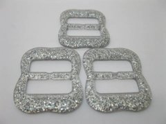 98Pcs Sliver Oblong Buckles 30mm Wedding Favor