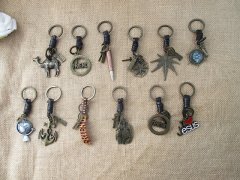 12Pcs Collectibles Key Chain Keyring Assorted Design
