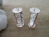 3x6pcs Mini Caged Triple Crystal Pendant Jewellery Accessories
