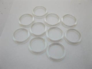 200Pcs Clear Bra Rings Bra Finding Acessories 13mm