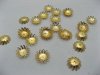 1000 Golden Filigree Flower Bead Caps 17mm ac-bc65