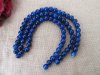 3Strands X 24Pcs Blue Glass Beads Marbles Balls 16mm Dia