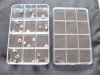 1Pc Beads Storage Boxes 12 compartment Organizer Tray dis-bd17