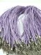 100 Purple Multi-stranded Waxen Strings For Necklace
