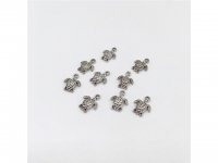 100Pcs Tortoise Shape Carved Spacer Beads Jewellery Finding