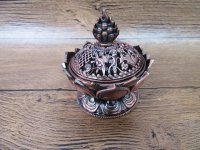 1X Incense Smoke Cone Aroma Burner Holder Stove 74x68mm