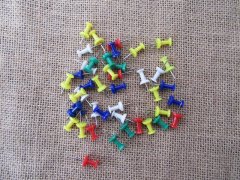 12Pkts Push Drawing Pins Thumbtack Nails For Drawing Notice Cork 12Pkts Push Drawing Pins Thumbtack Nails For Drawing Notice Cork
