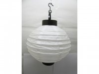 5Pcs Plain White Led Paper Lantern w/Mini Bulb 20cm