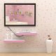 1X Pink Wall Shelf DIY Mount Storage Book Display Rack 60x28x6cm