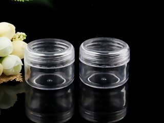 12Pcs Clear Screw Up Storage Container Boxes 30g Capacity