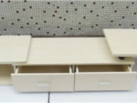 1X Ivory Oak TV Stand Cabinet Entertainment Unit