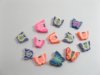 200 Mixed Colour Polymer Clay Butterfly Beads