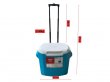 1Pc Portable Outdoor Camping Car Fresh-Keeping Freezer Wheeled