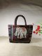 1X New Stylish Elephant Design Handbag Hippie Hand Bag