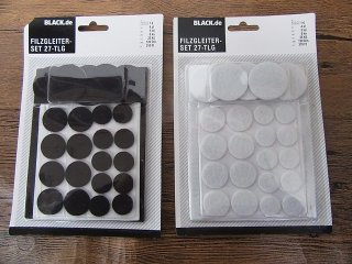4Pkts X 27Pcs Glue Dot Adhesive Table Chair Leg Protector Sticke