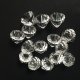 320Pcs Clear Diamond Bead Finding Wedding Decoration 16x15mm