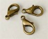 500 12mm Bronze Plated Lobster Claw Clasp Jewelry Finding