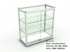 1X Glass Display Showcase 3-Shelf Cabinet 84x40x87cm