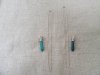 6Sets Green Pendant Hexagon Prism Beads Charms with Necklace Cha 6Sets Green Pendant Hexagon Prism Beads Charms with Necklace Cha