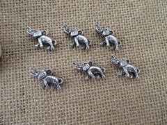 100Pcs New 3D Elephant Beads Charms Pendants Jewellery Findings 100Pcs New 3D Elephant Beads Charms Pendants Jewellery Findings
