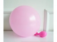 100Pcs Baby Pink Natural Latex Balloons Party Supplies 30cm