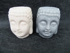 24X Buddha Head Statues Candle Cup Oil Incense Burner 24X Buddha Head Statues Candle Cup Oil Incense Burner