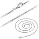 5X New Fashion Silver Cable Chain Necklace Jewelry