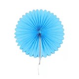 12Pcs Tissue Paper Fan Brithday Wedding Party Decorations Mixed