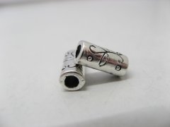 200 New Metal Beads Barrel Beads Fit European Bead