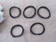 1Pc Simple Black Elastic Hair Bands 3 Strand 6cm Dia.