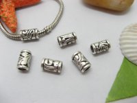 20pcs Tibetan Silver Column Beads European Design Yw-pa-mb82 20pcs Tibetan Silver Column Beads European Design Yw-pa-mb82