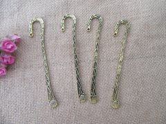 10Pcs New Golden Color Carved Hook Metal Bookmarks 10Pcs New Golden Color Carved Hook Metal Bookmarks