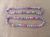 10Pcs Colorful Polymer Round Beads Elastic Necklace Fashion Jewe